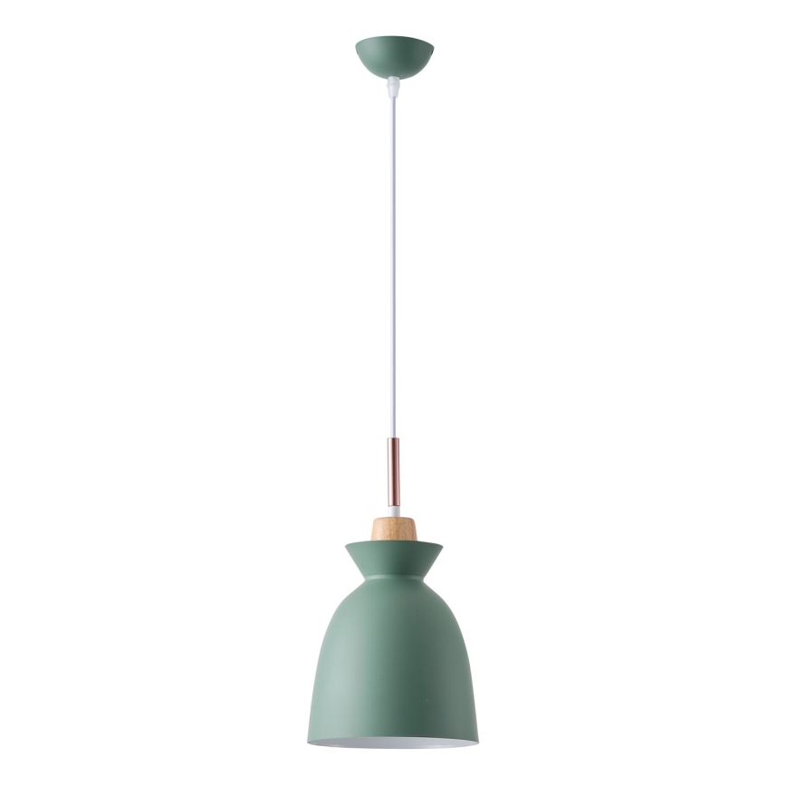 Kattokruunu johdossa 1xE27/15W/230V vihreä halkaisija 19,5 cm