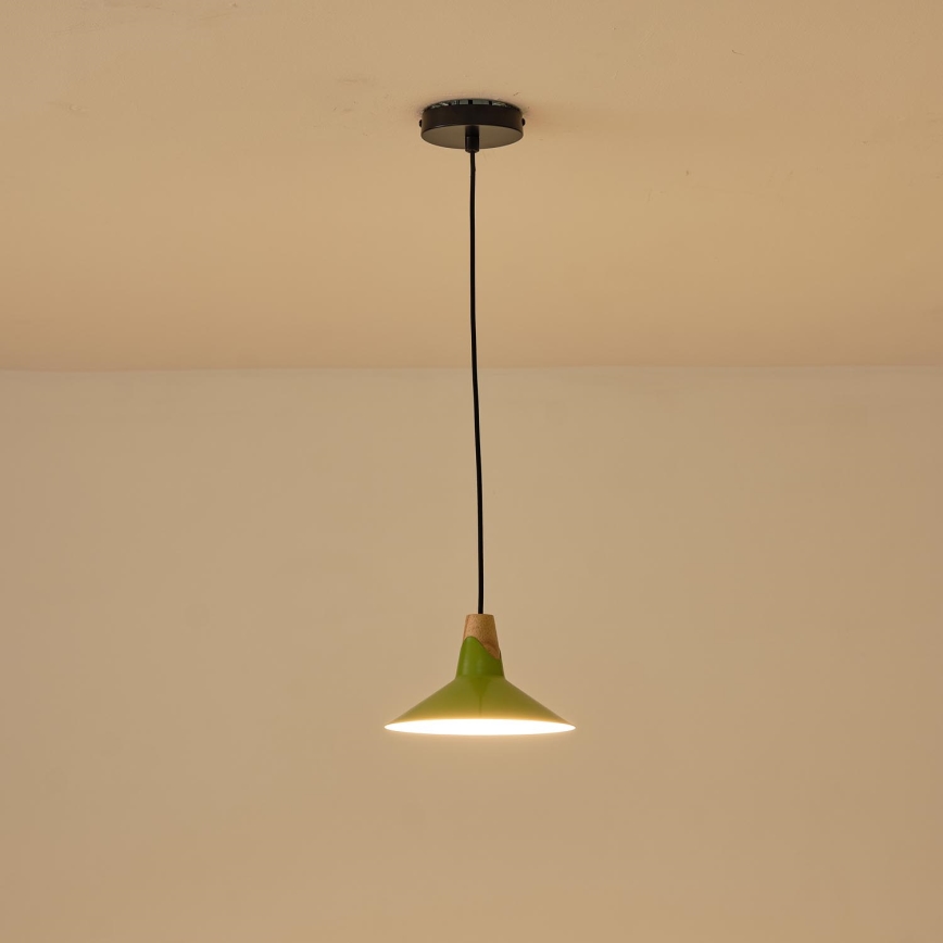 Kattokruunu johdossa 1xE27/15W/230V vihreä