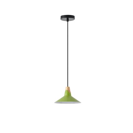 Kattokruunu johdossa 1xE27/15W/230V vihreä