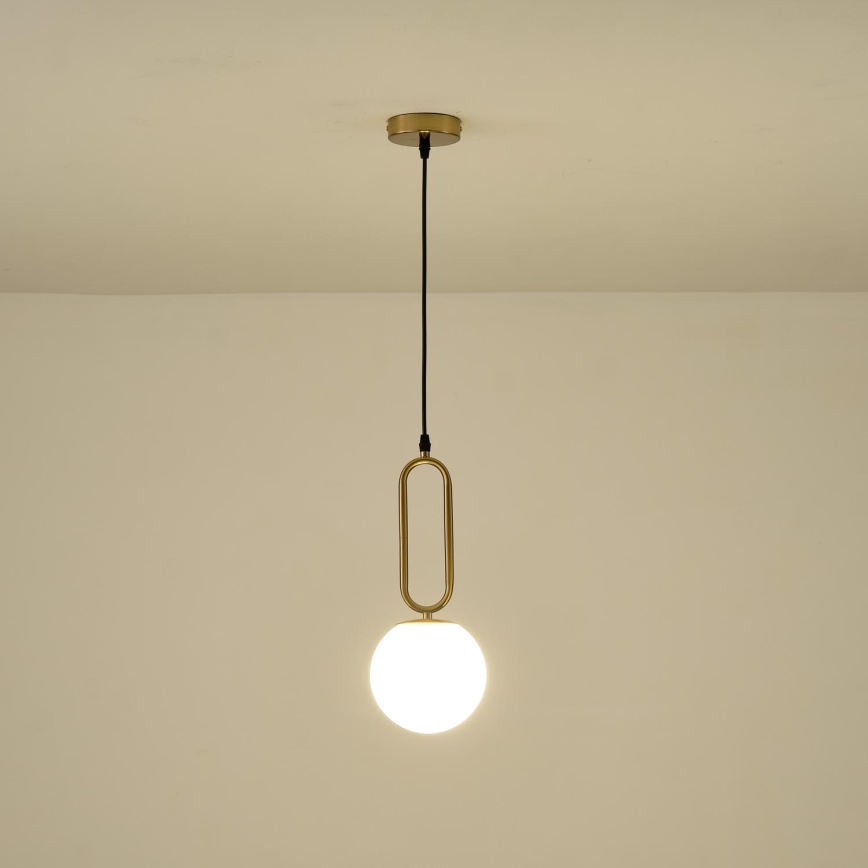 Kattokruunu johdossa 1xE27/40W/230V messinki