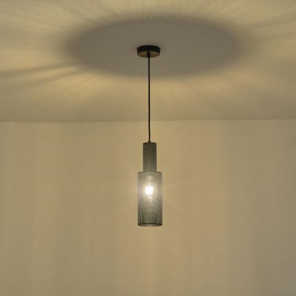 Kattokruunu johdossa 1xE27/40W/230V musta