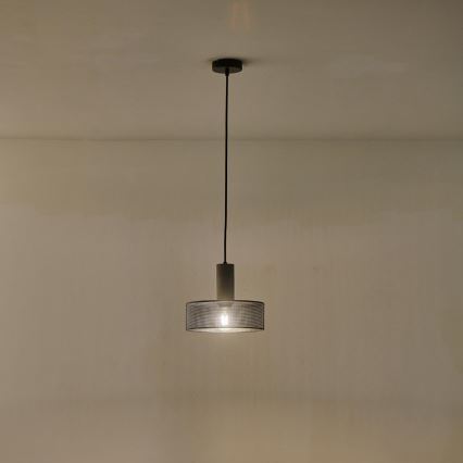 Kattokruunu johdossa 1xE27/40W/230V musta