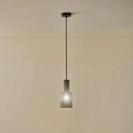 Kattokruunu johdossa 1xE27/40W/230V musta
