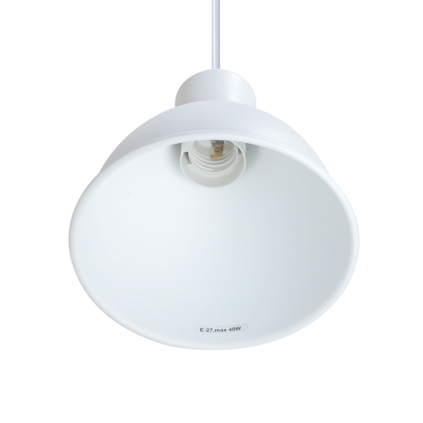 Kattokruunu johdossa 1xE27/40W/230V pyökki/valkoinen