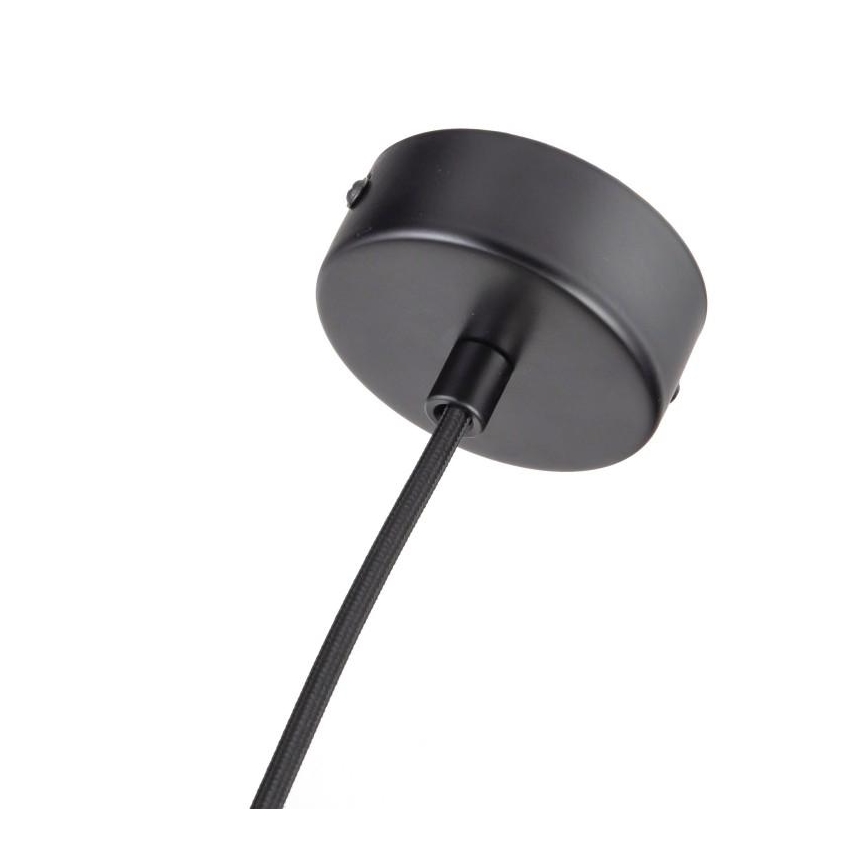 Kattokruunu johdossa 1xGU10/10W/230V tuhka/massiivipuu musta