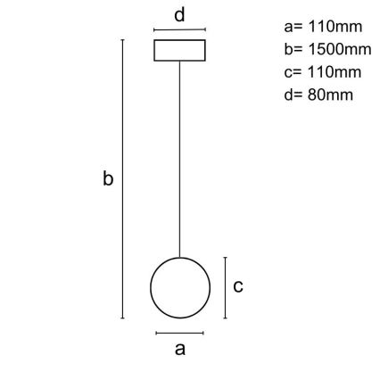 Kattokruunu johdossa 1xGU10/10W/230V tuhka/massiivipuu musta