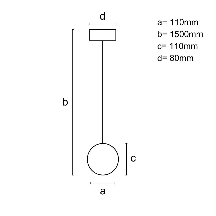 Kattokruunu johdossa 1xGU10/10W/230V tuhka/massiivipuu musta