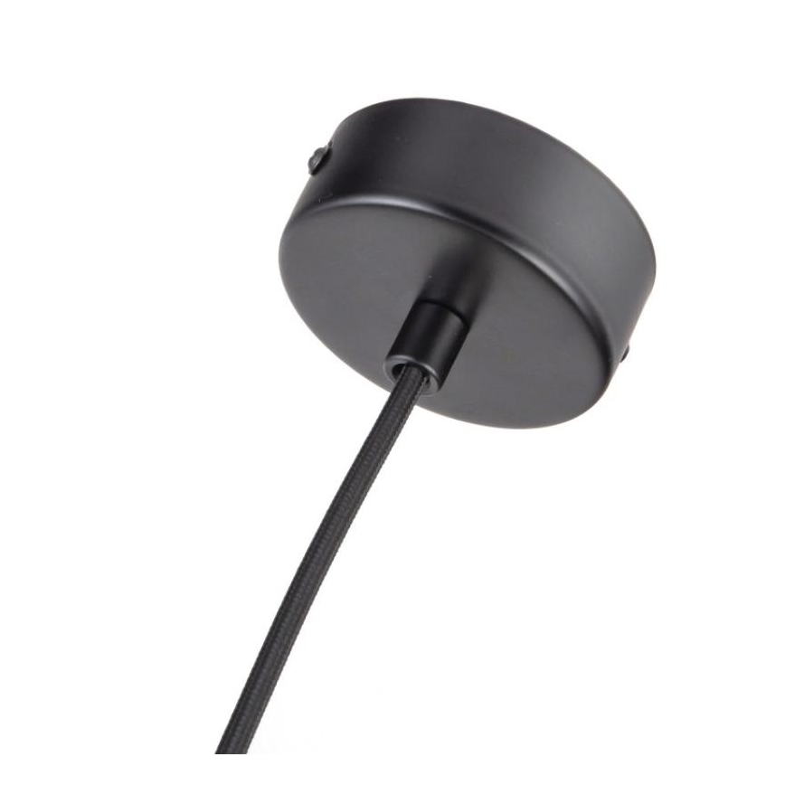Kattokruunu johdossa 1xGU10/10W/230V tuhka/massiivipuu musta