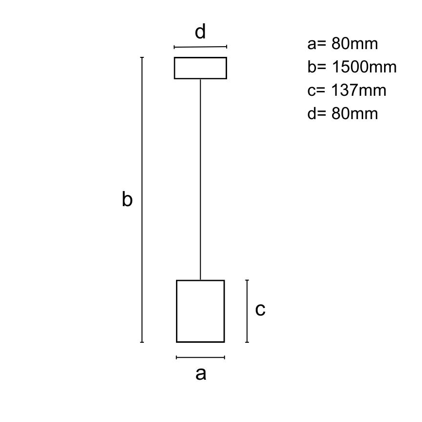 Kattokruunu johdossa 1xGU10/10W/230V tuhka/massiivipuu musta