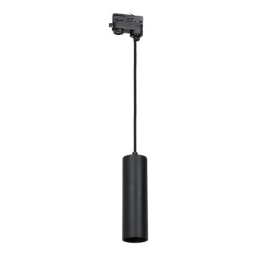 Kattokruunu johdossa 3-vaihe kiskojärjestelmään PIPE 1xGU10/25W/230V musta
