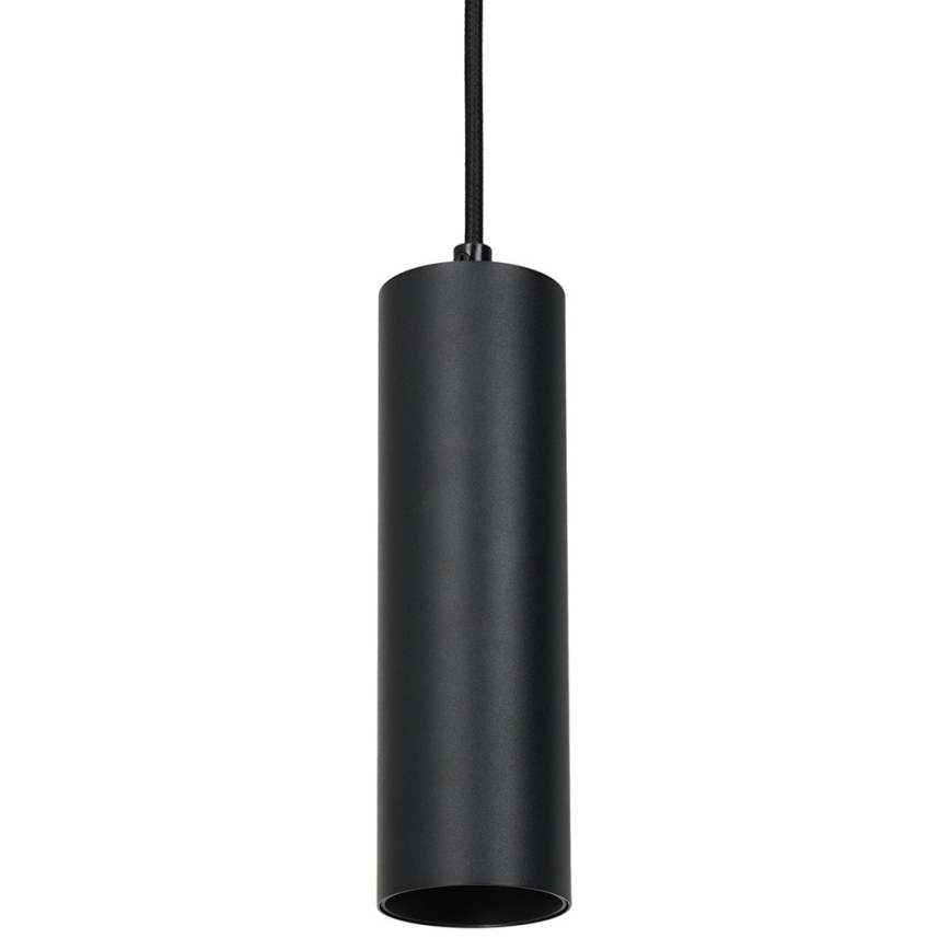Kattokruunu johdossa 3-vaihe kiskojärjestelmään PIPE 1xGU10/25W/230V musta