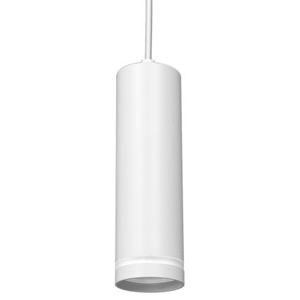 Kattokruunu johdossa 3-vaihe kiskojärjestelmään PIPE 1xGU10/25W/230V valkoinen