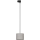Kattokruunu johdossa 3-vaihe kiskojärjestelmään TRACER 1xE27/15W/230V halkaisija 20 cm musta/harmaa