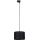 Kattokruunu johdossa 3-vaihe kiskojärjestelmään TRACER 1xE27/15W/230V halkaisija 30 cm musta