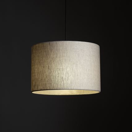 Kattokruunu johdossa 3-vaihe kiskojärjestelmään TRACER 1xE27/15W/230V halkaisija 30 cm musta/harmaa