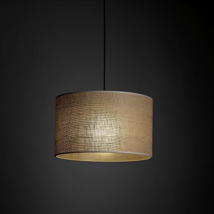 Kattokruunu johdossa 3-vaihe kiskojärjestelmään TRACER 1xE27/15W/230V halkaisija 38 cm musta/ruskea