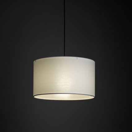 Kattokruunu johdossa 3-vaihe kiskojärjestelmään TRACER 1xE27/15W/230V halkaisija 38 cm musta/valkoinen