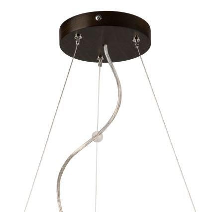 Kattokruunu johdossa 3xE27/60W/230V ø 47 cm mänty