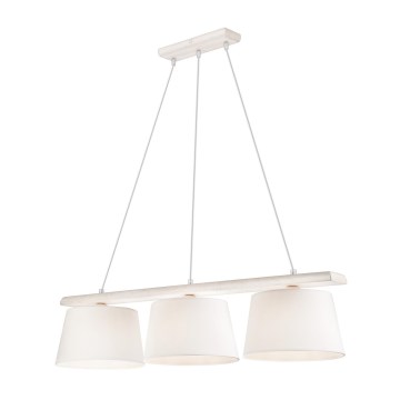 Kattokruunu johdossa AIDA 3xE27/60W/230V tammi - FSC sertifioitu