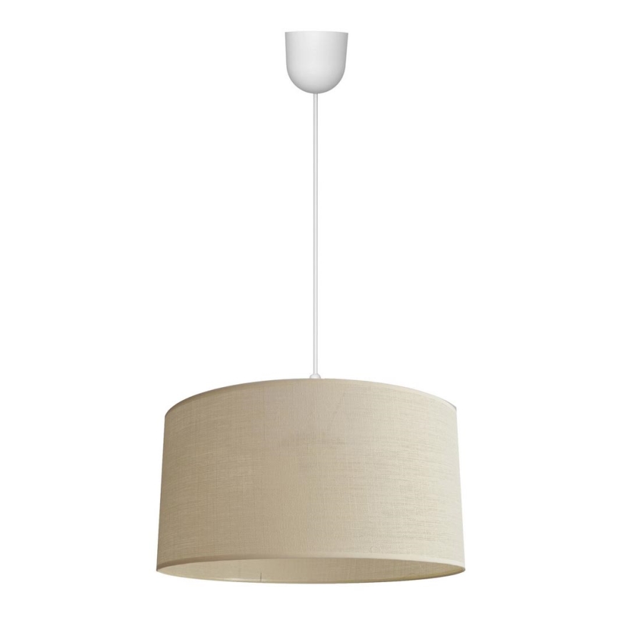Kattokruunu johdossa ALBA 1xE27/15W/230V d. 40 cm beige