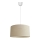 Kattokruunu johdossa ALBA 1xE27/15W/230V d. 40 cm beige