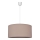Kattokruunu johdossa ALBA 1xE27/15W/230V d. 40 cm beige