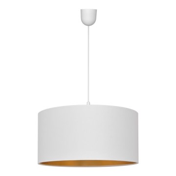 Kattokruunu johdossa ALBA 1xE27/15W/230V d. 40 cm valkoinen/kulta