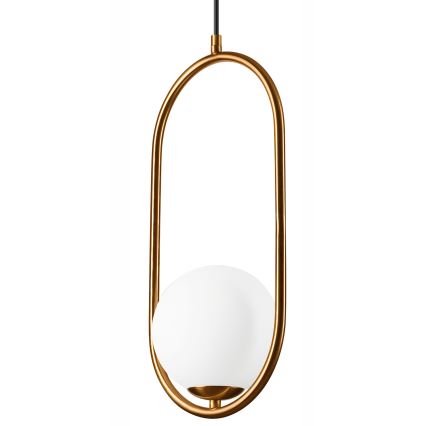 Kattokruunu johdossa AMBER 1xG9/5W/230V 140 cm