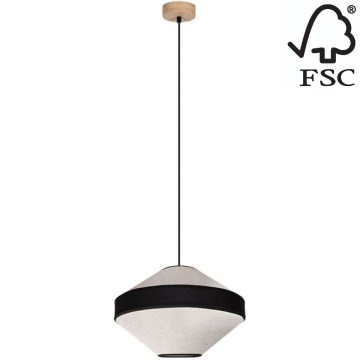 Kattokruunu johdossa AMIGO 1xE27/60W/230V tammi – FSC sertifioitu