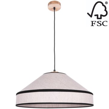 Kattokruunu johdossa AMIGO 1xE27/60W/230V tammi – FSC sertifioitu