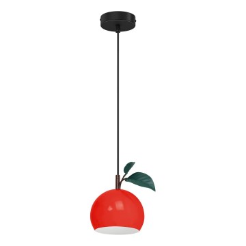 Kattokruunu johdossa APPLE 1xE27/15W/230V punainen