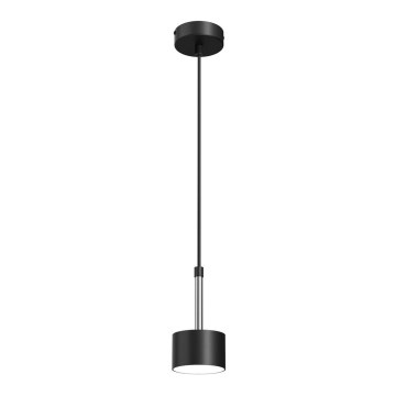 Kattokruunu johdossa ARENA 1xGX53/11W/230V musta/kiiltävä kromi