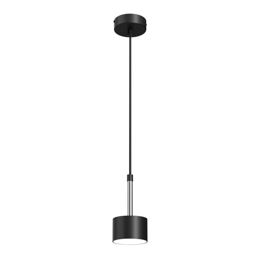 Kattokruunu johdossa ARENA 1xGX53/11W/230V musta/kiiltävä kromi
