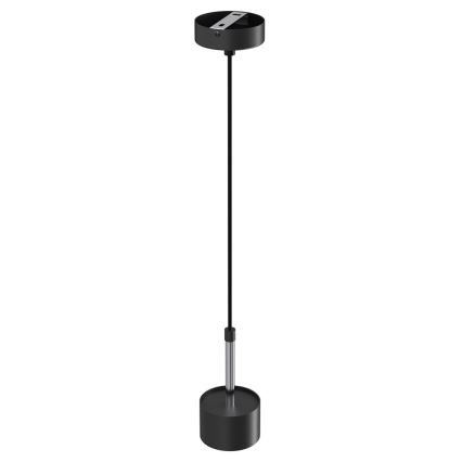 Kattokruunu johdossa ARENA 1xGX53/11W/230V musta/kiiltävä kromi