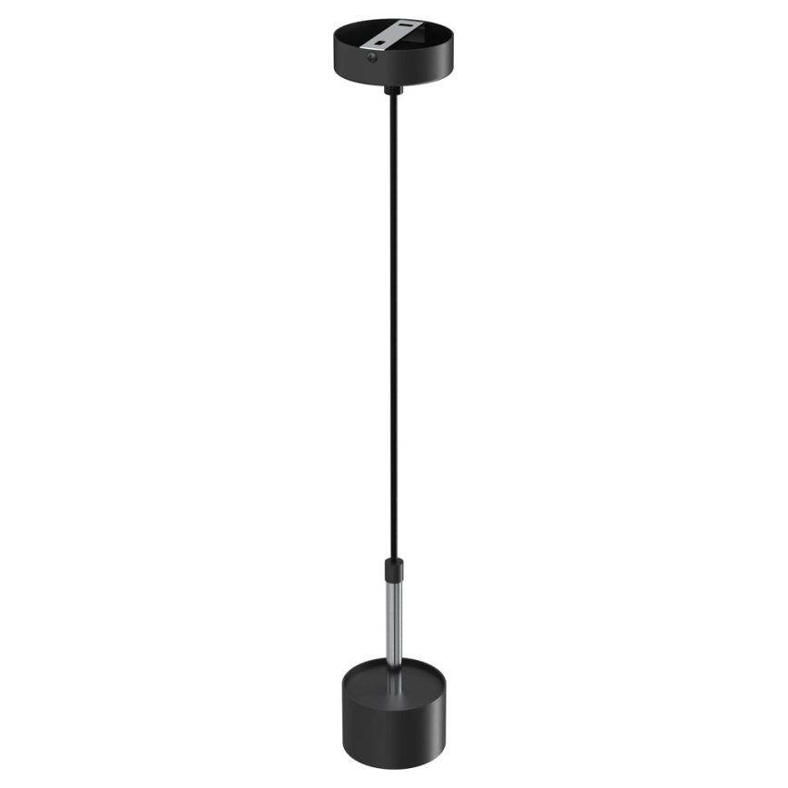 Kattokruunu johdossa ARENA 1xGX53/11W/230V musta/kiiltävä kromi
