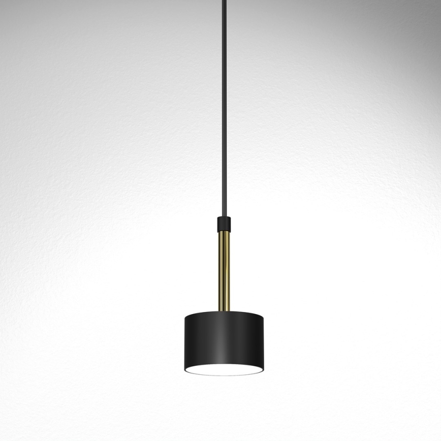 Kattokruunu johdossa ARENA 1xGX53/11W/230V musta/kulta