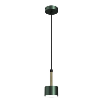 Kattokruunu johdossa ARENA 1xGX53/11W/230V vihreä/kulta