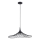 Kattokruunu johdossa ARIELLE 1xE27/20W/230V halkaisija 50 cm musta