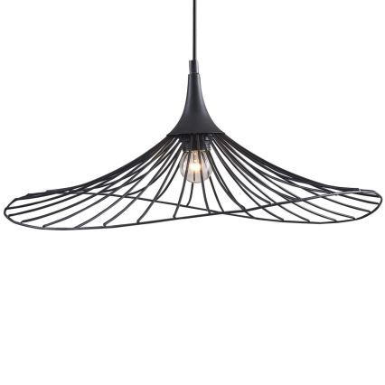 Kattokruunu johdossa ARIELLE 1xE27/20W/230V halkaisija 50 cm musta