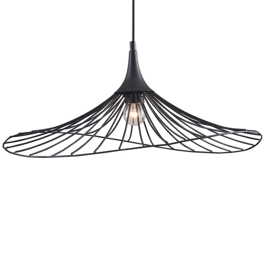 Kattokruunu johdossa ARIELLE 1xE27/20W/230V halkaisija 50 cm musta