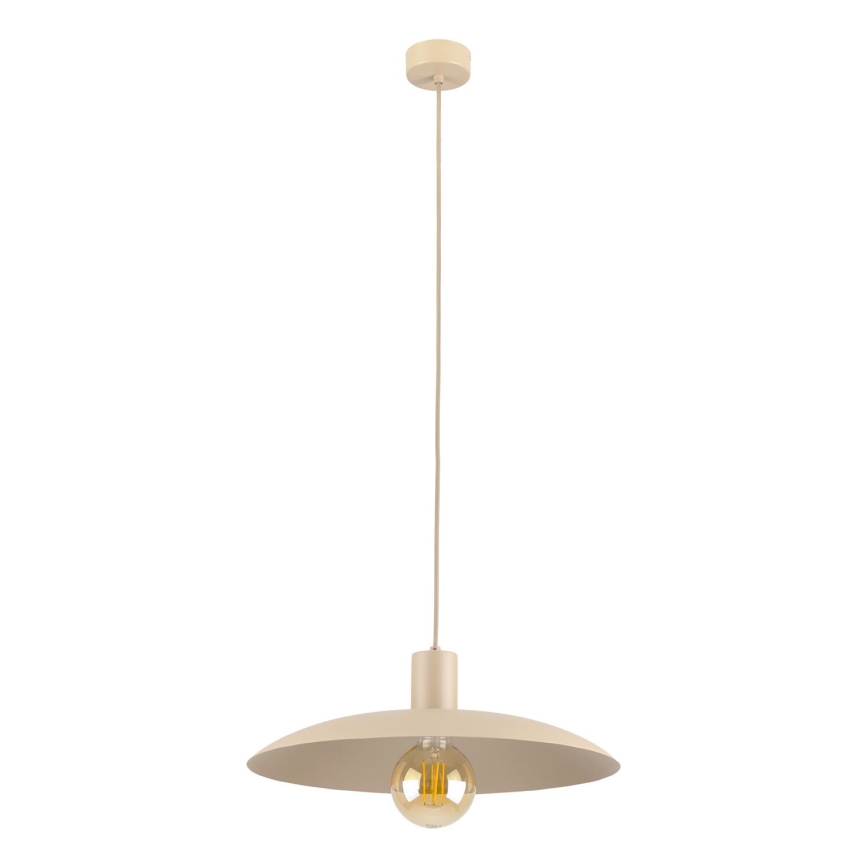 Kattokruunu johdossa ASTRA 1xE27/15W/230V halkaisija 41 cm beige