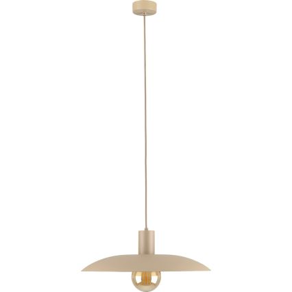 Kattokruunu johdossa ASTRA 1xE27/15W/230V halkaisija 41 cm beige