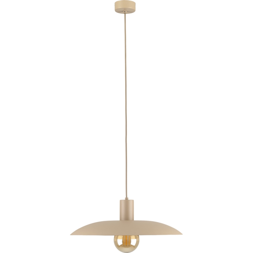Kattokruunu johdossa ASTRA 1xE27/15W/230V halkaisija 41 cm beige