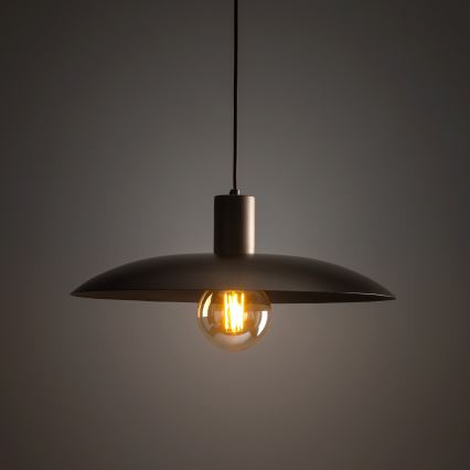 Kattokruunu johdossa ASTRA 1xE27/15W/230V halkaisija 41 cm ruskea