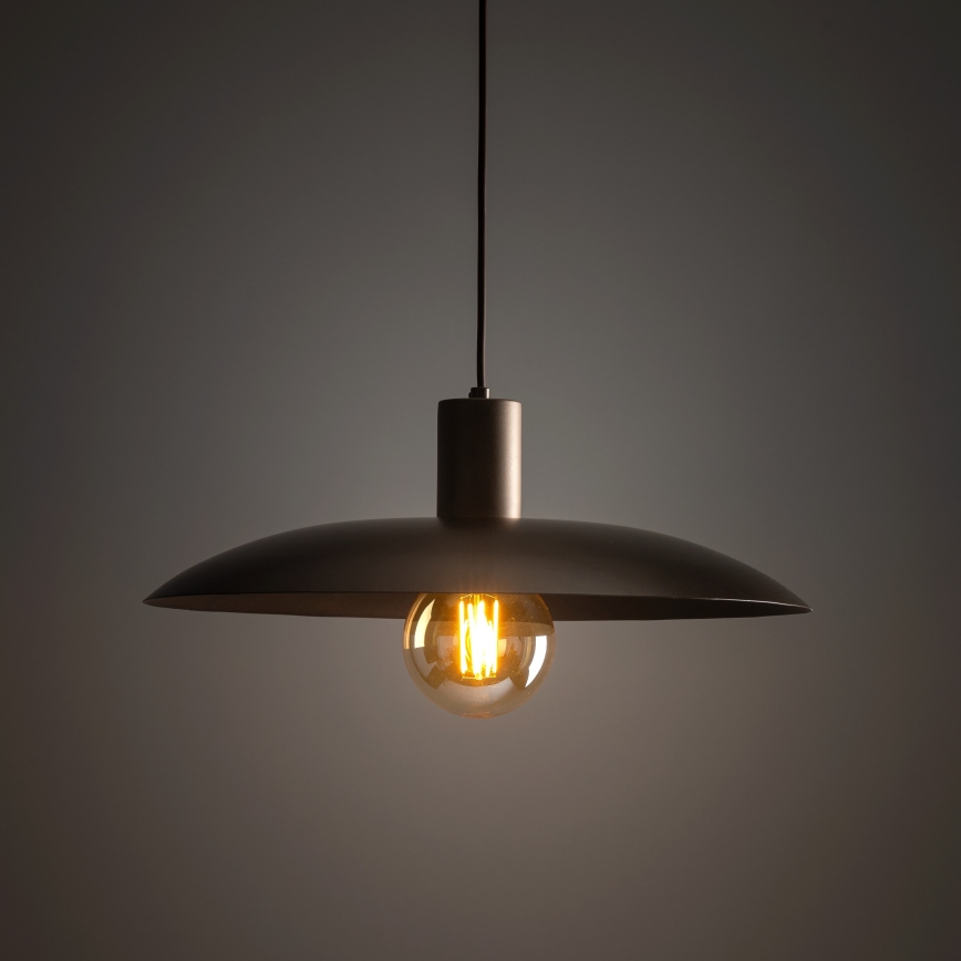 Kattokruunu johdossa ASTRA 1xE27/15W/230V halkaisija 41 cm ruskea