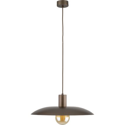 Kattokruunu johdossa ASTRA 1xE27/15W/230V halkaisija 41 cm ruskea