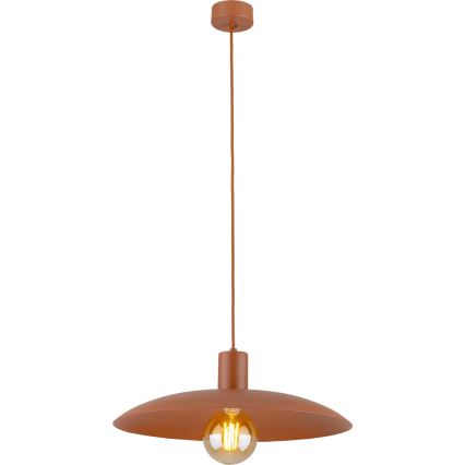 Kattokruunu johdossa ASTRA 1xE27/15W/230V halkaisija 41 cm tiili