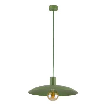 Kattokruunu johdossa ASTRA 1xE27/15W/230V halkaisija 41 cm vihreä