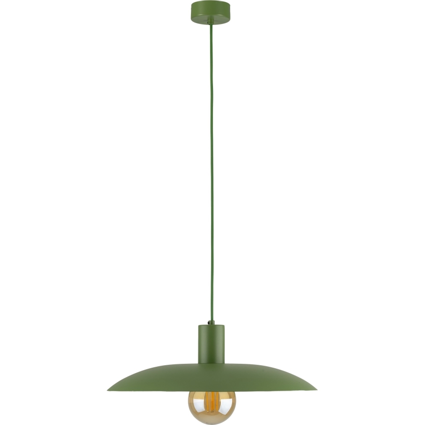 Kattokruunu johdossa ASTRA 1xE27/15W/230V halkaisija 41 cm vihreä