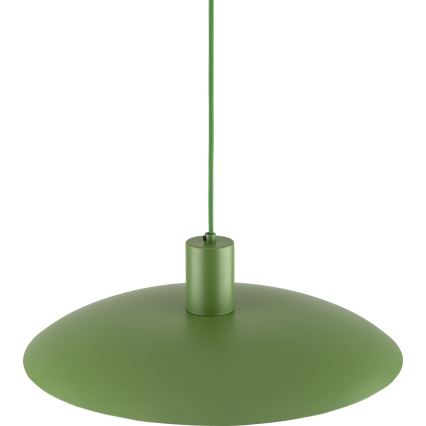Kattokruunu johdossa ASTRA 1xE27/15W/230V halkaisija 41 cm vihreä